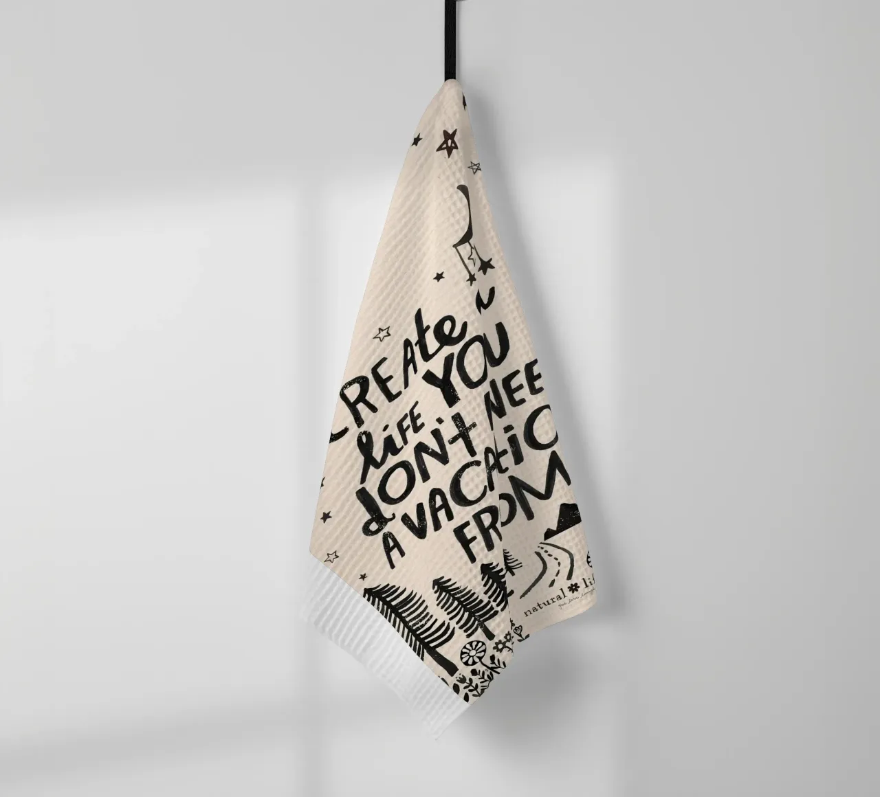 créer une vie que vous torchon de art quots shop