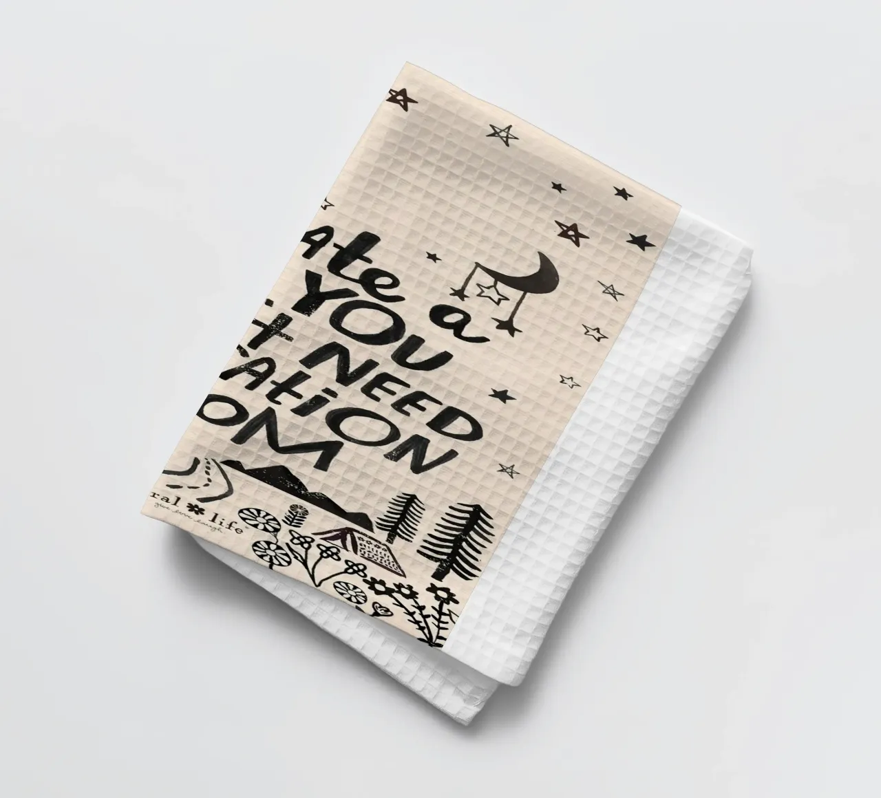 créer une vie que vous torchon de art quots shop