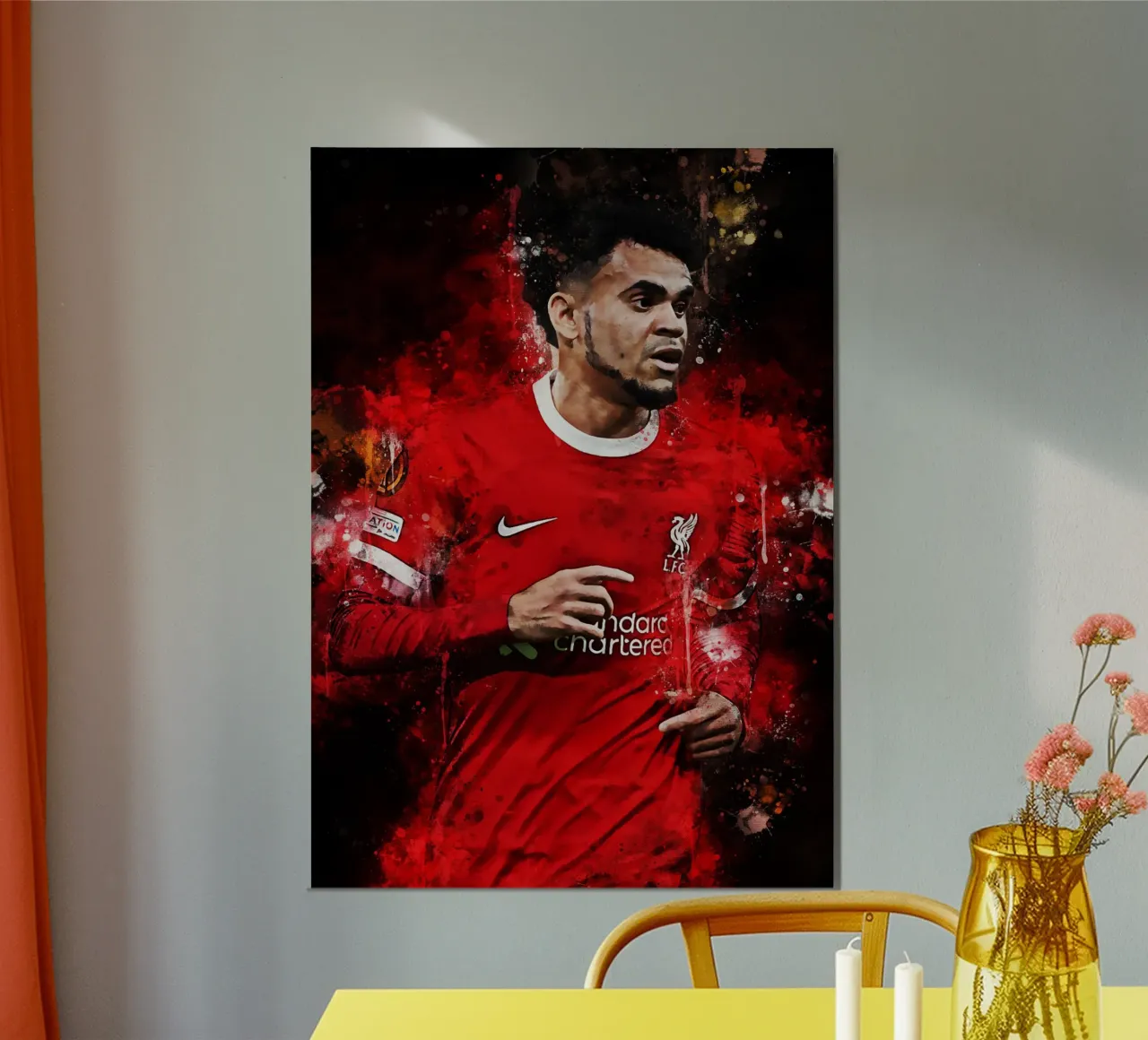 Luis Díaz poster con telaio in alluminio da MasterInkArt