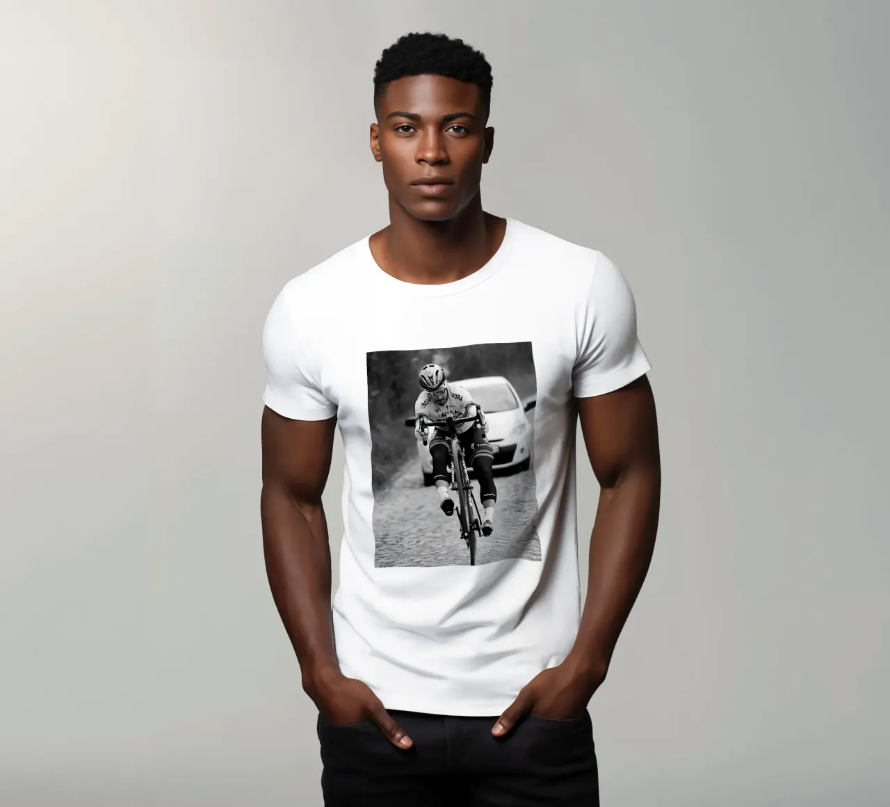peter sagan gareggia in una delle gare classiche t-shirt da addelia shope