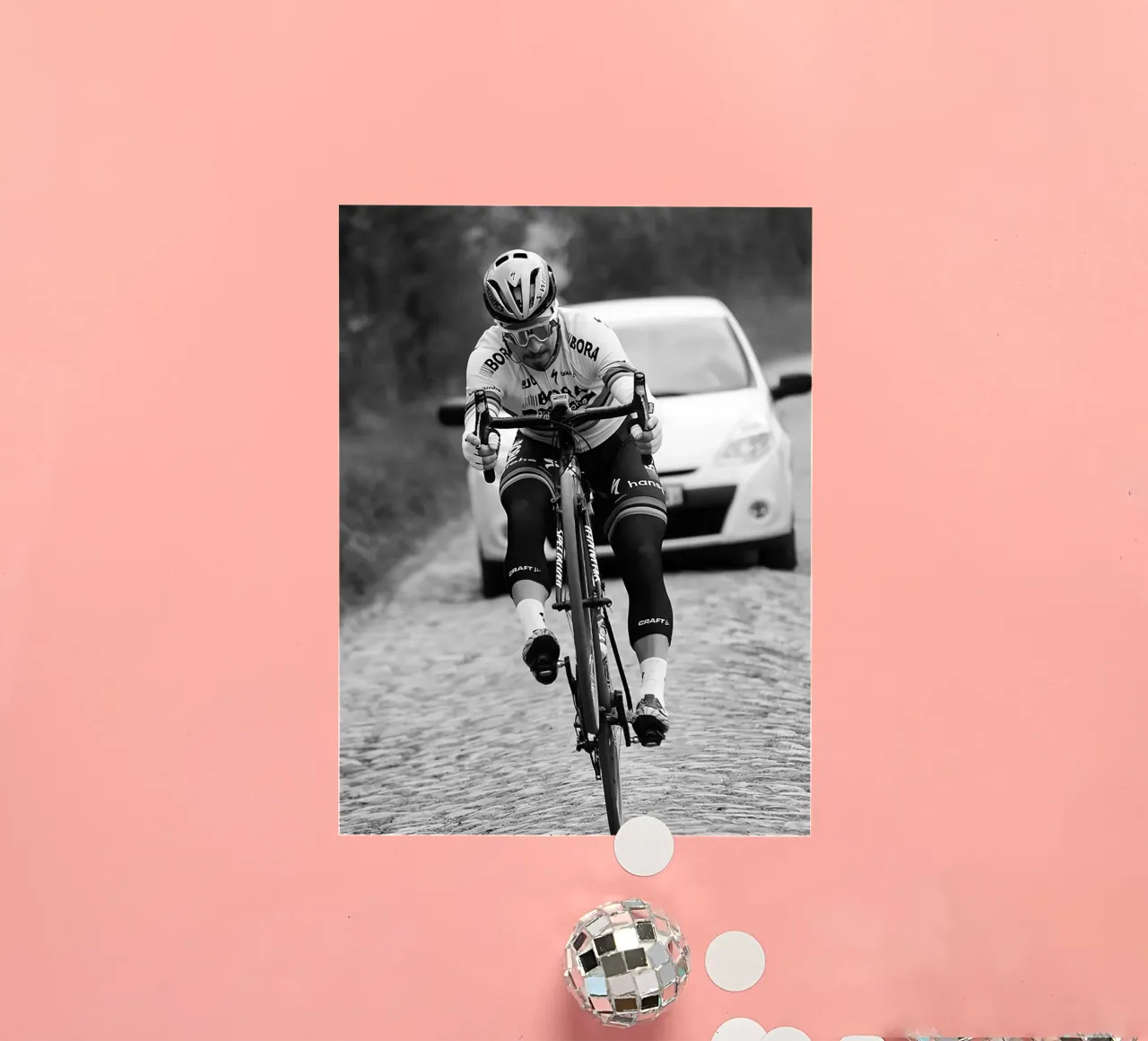 peter sagan participe a l'une des courses classiques autocollant de addelia shope