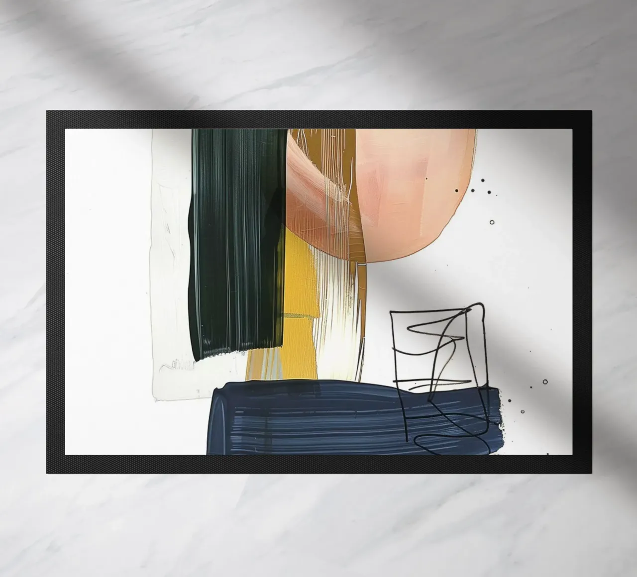 A vase doormat by LeDieg