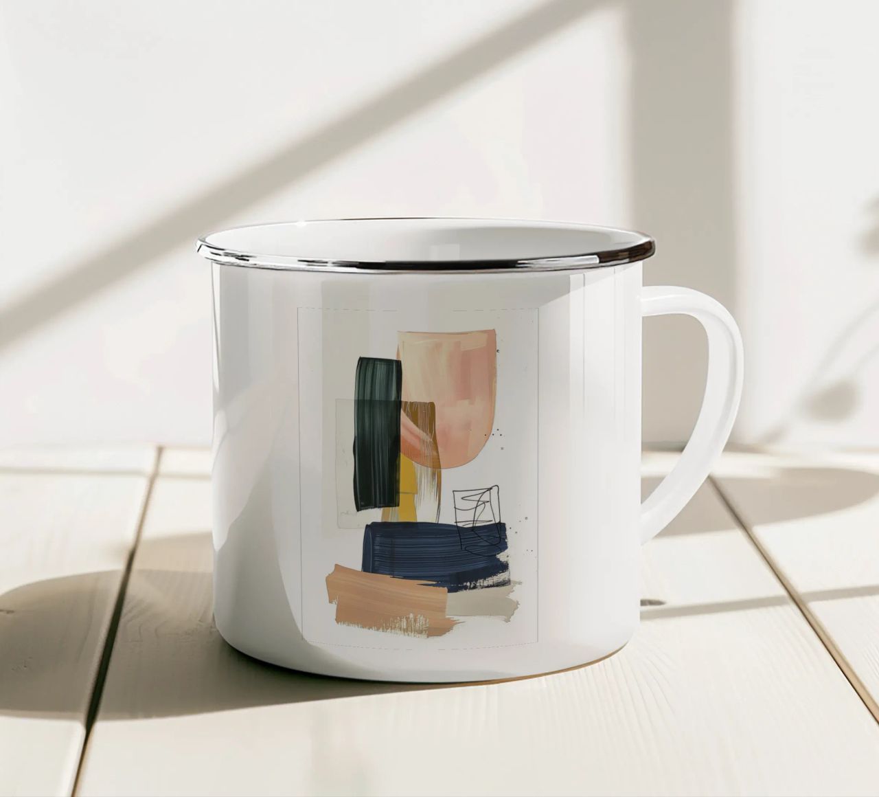 A vase tazza in smalto da LeDieg