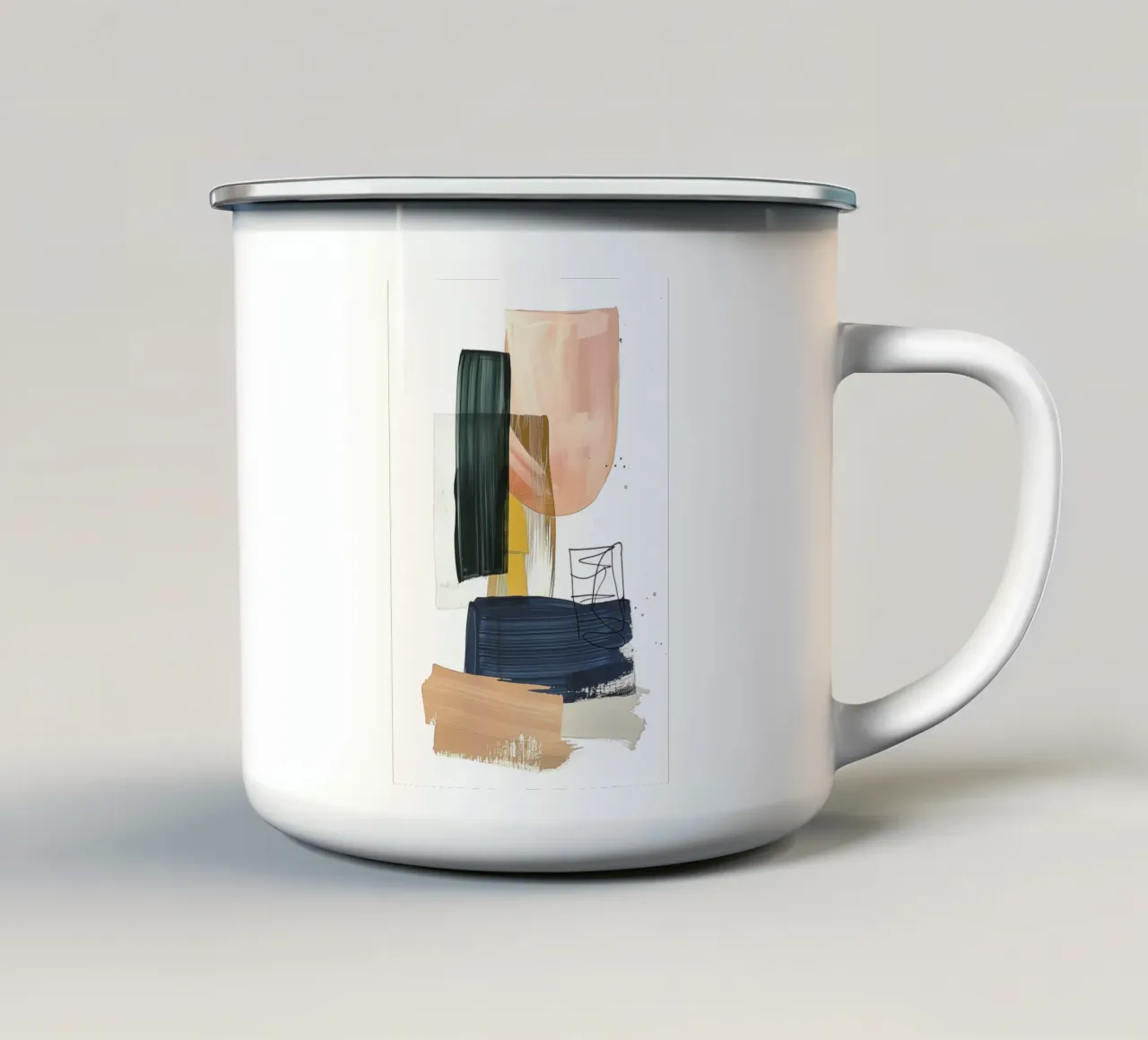 A vase taza de esmalte de LeDieg