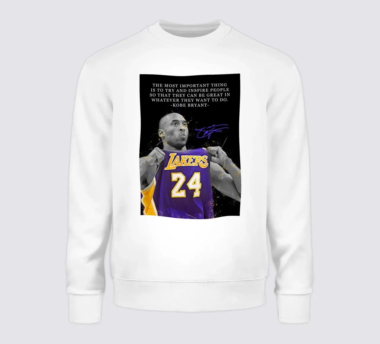 Kobe Bryant Quotes felpa da FreeArtStudio