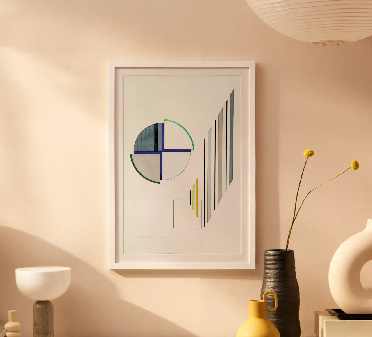 Im strengen Rhythmus (1992) poster con telaio in alluminio da Heinrich Neuy