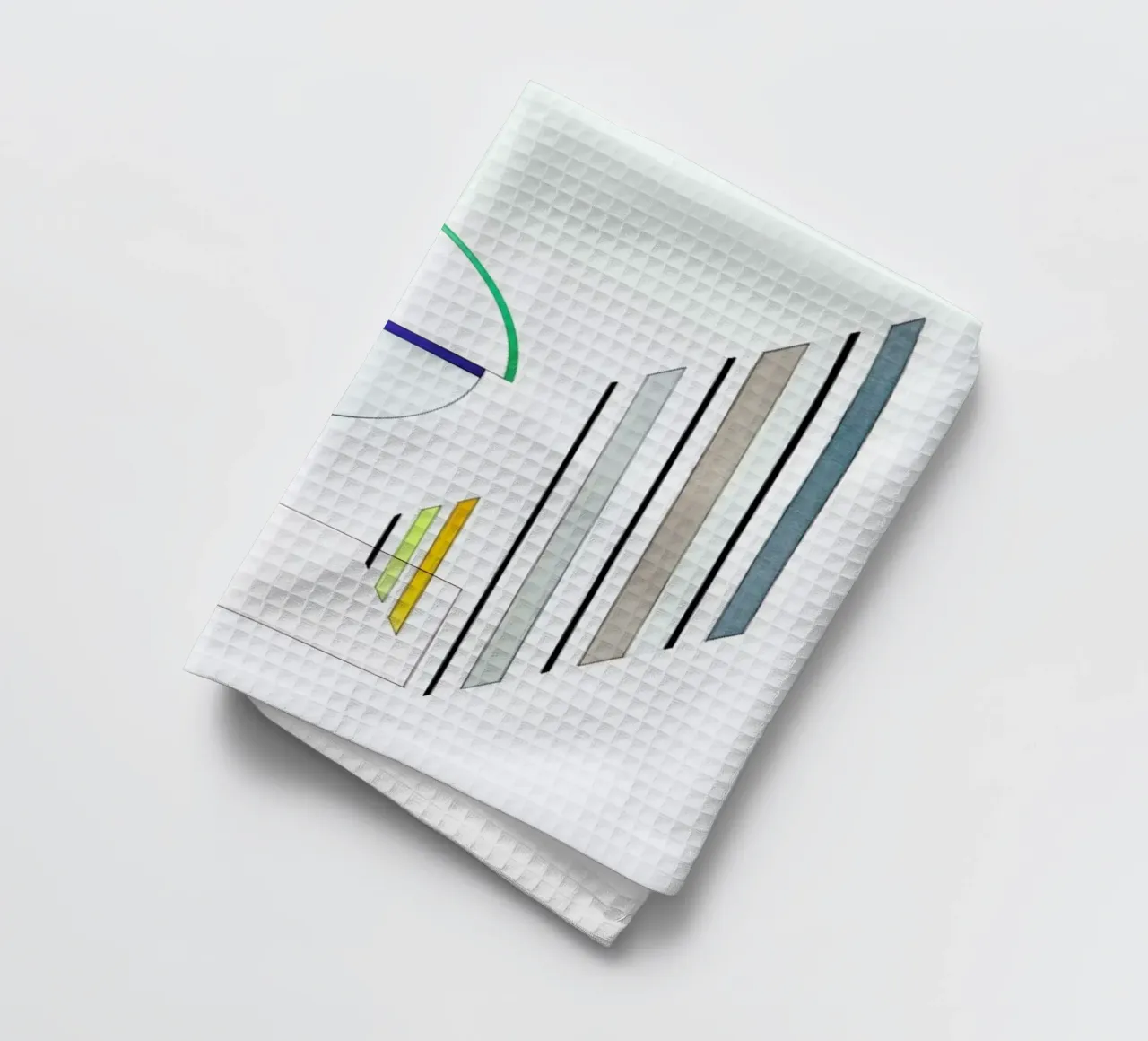 Im strengen Rhythmus (1992) tea towel by Heinrich Neuy