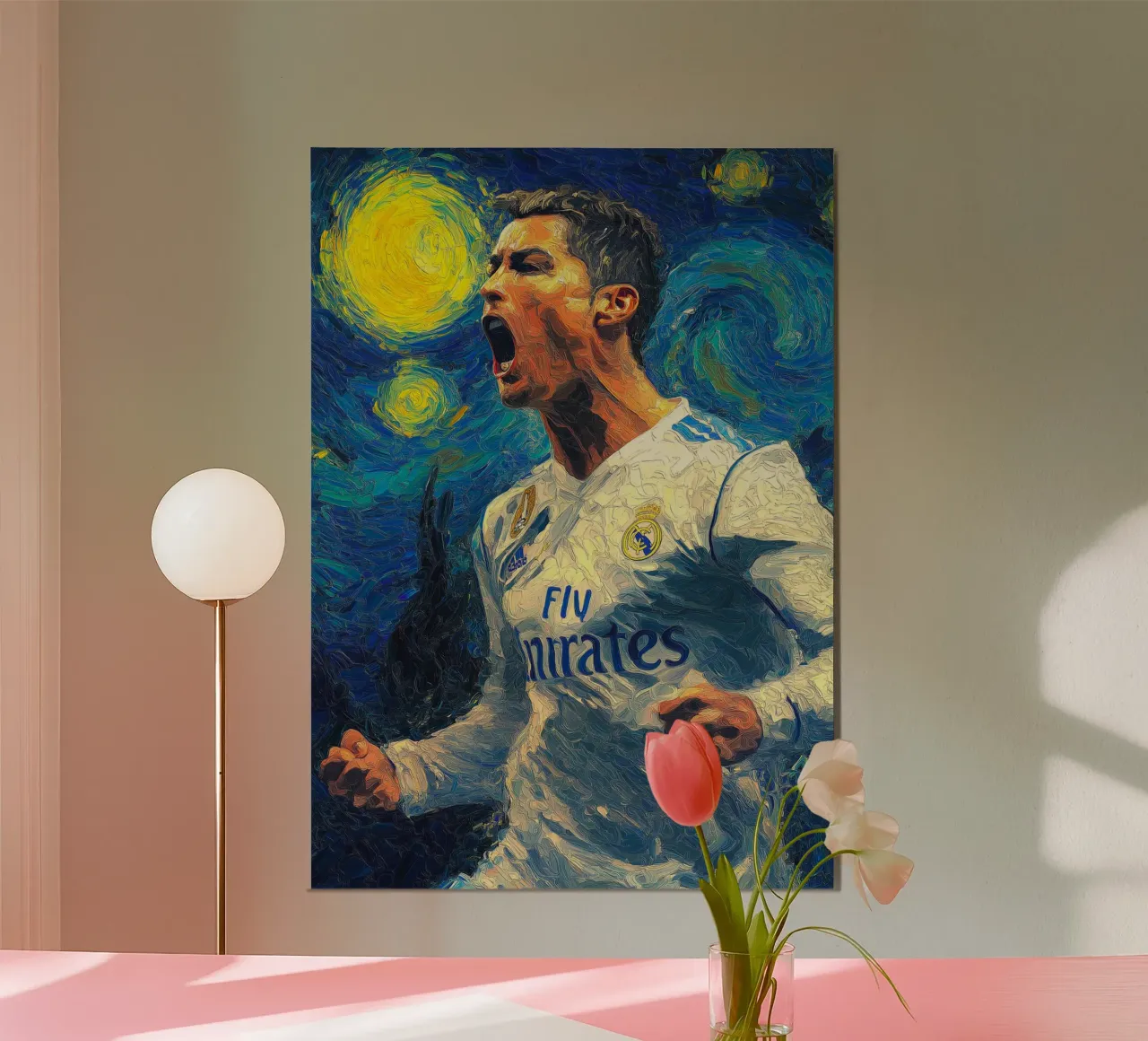 Cristiano Ronaldo CR7 poster con telaio in plastica da Fleur de Lys
