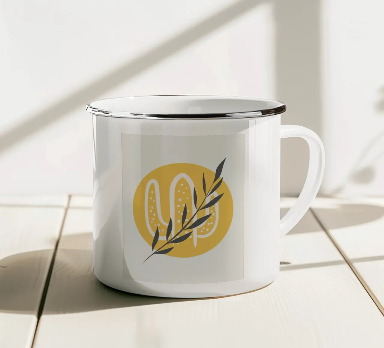 Cactus Boho tazza in smalto da Little Dean