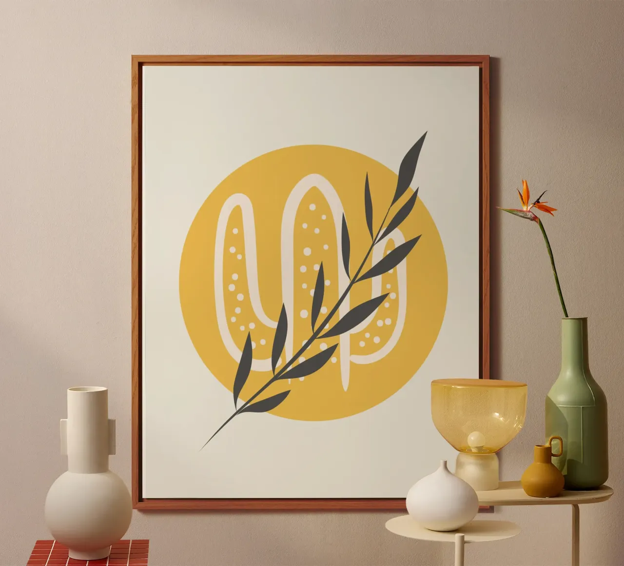 Cactus Boho alluminio dibond da Little Dean