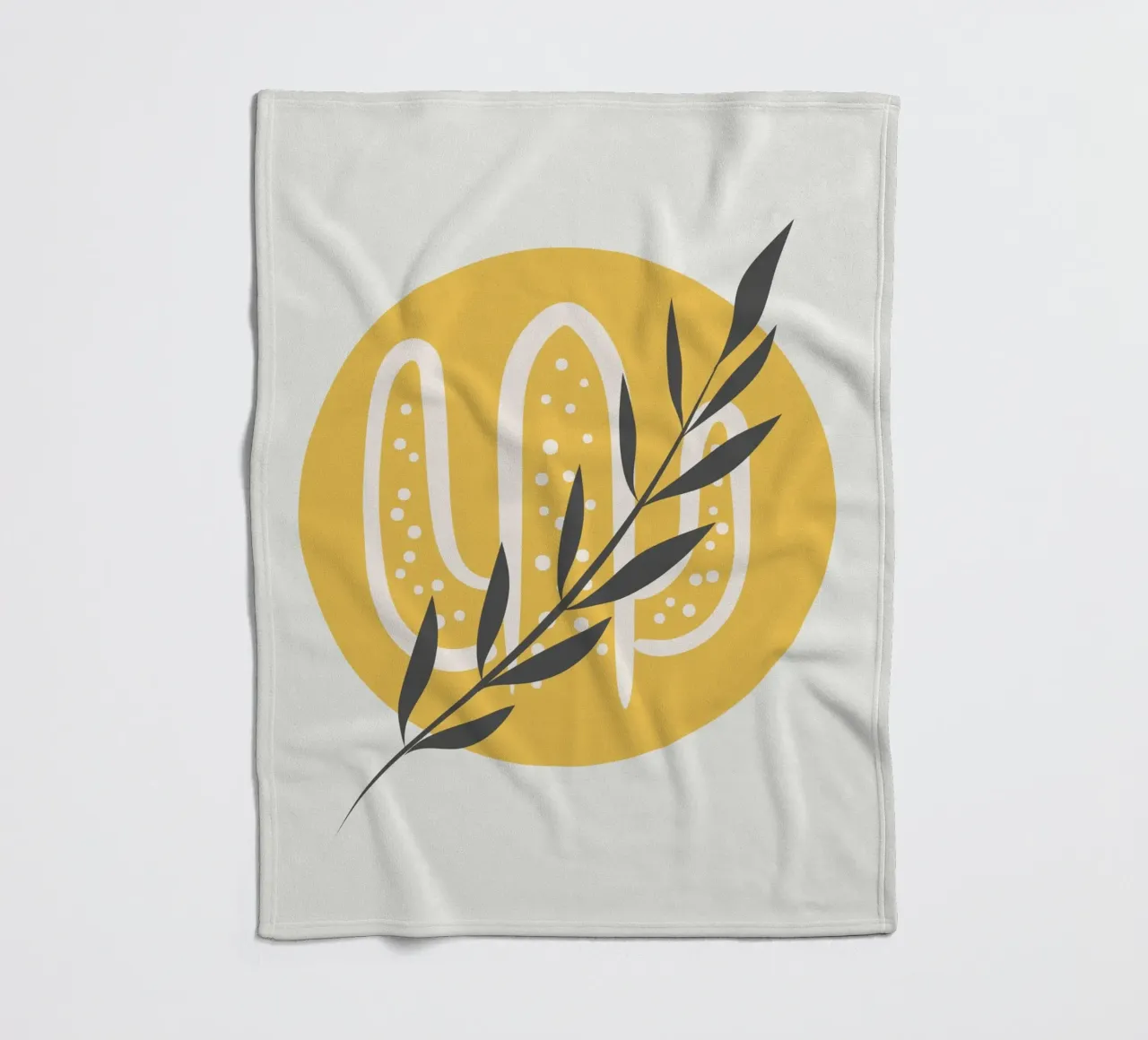 Cactus Boho coperta in pile da Little Dean