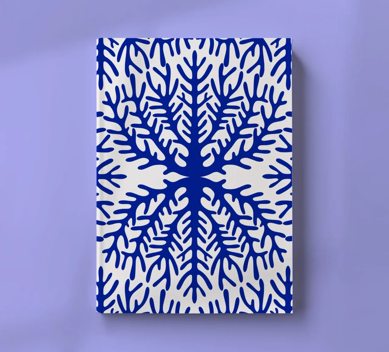 Coral pattern notebook by Little Dean