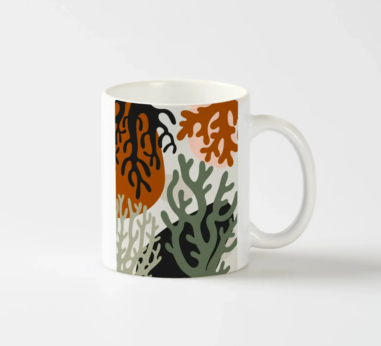 Modello corallo 02 tazza in ceramica da Little Dean
