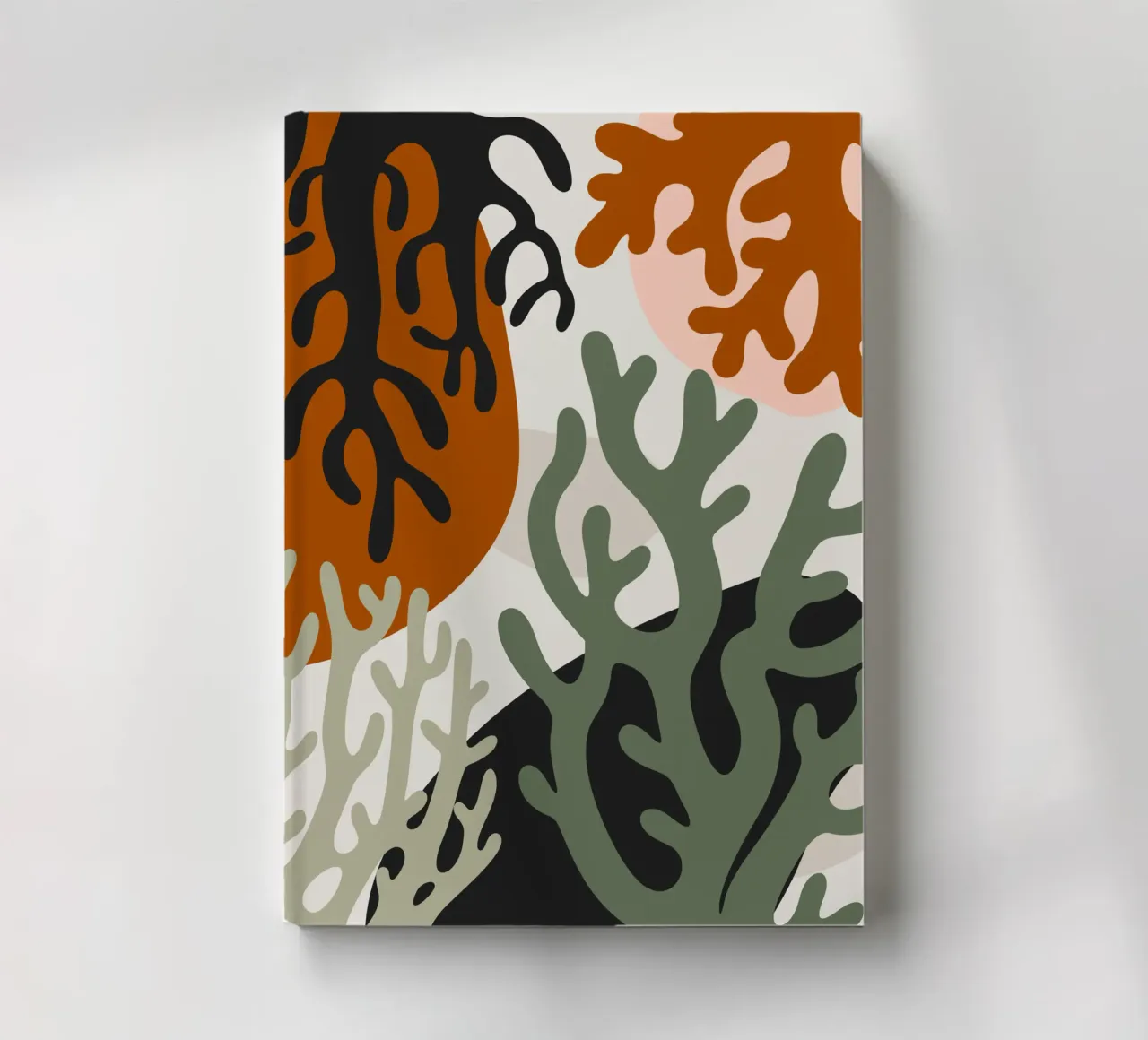 Coral pattern 02 notebook by Little Dean