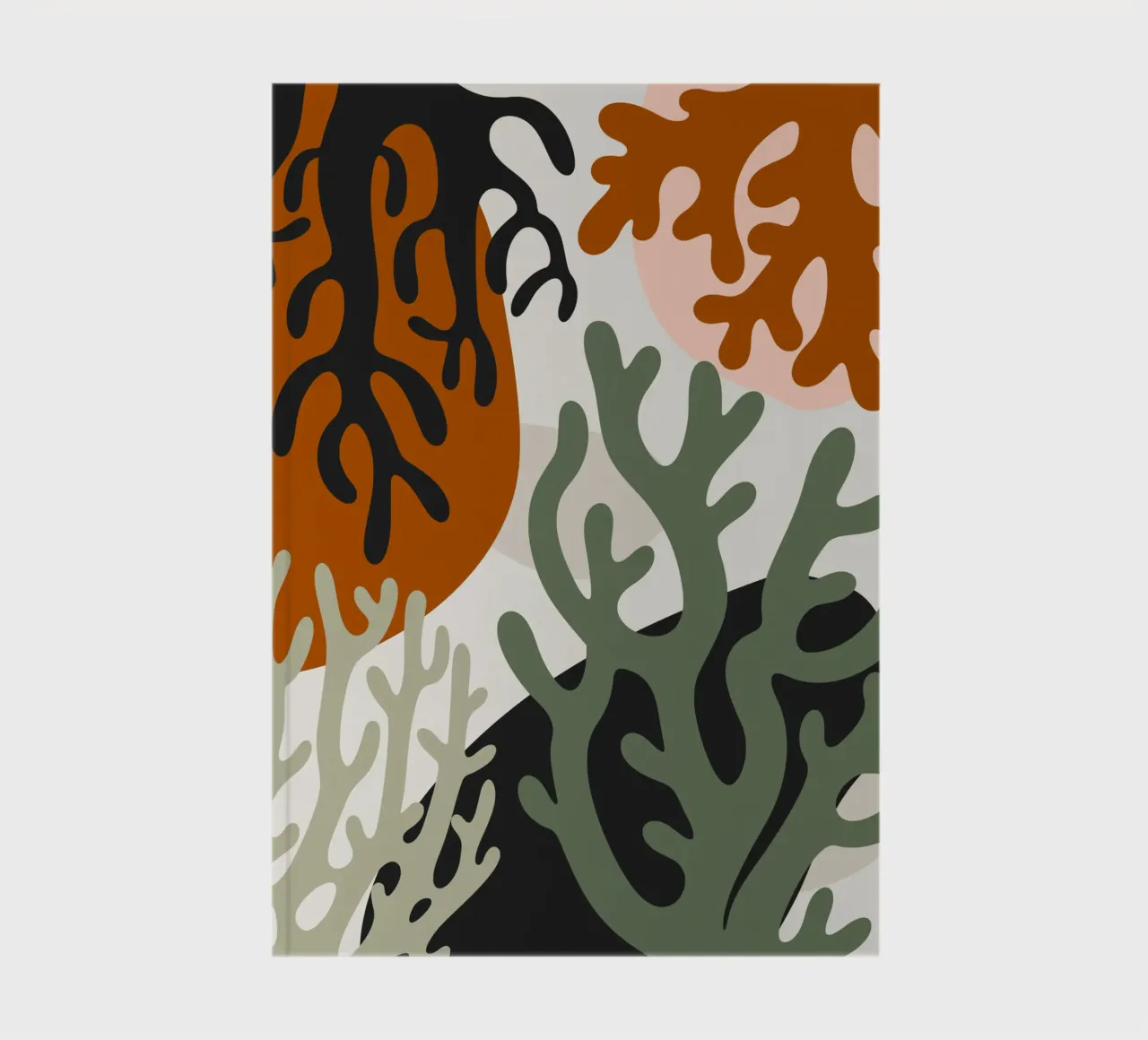 Motif corail 02 carnet de notes de Little Dean