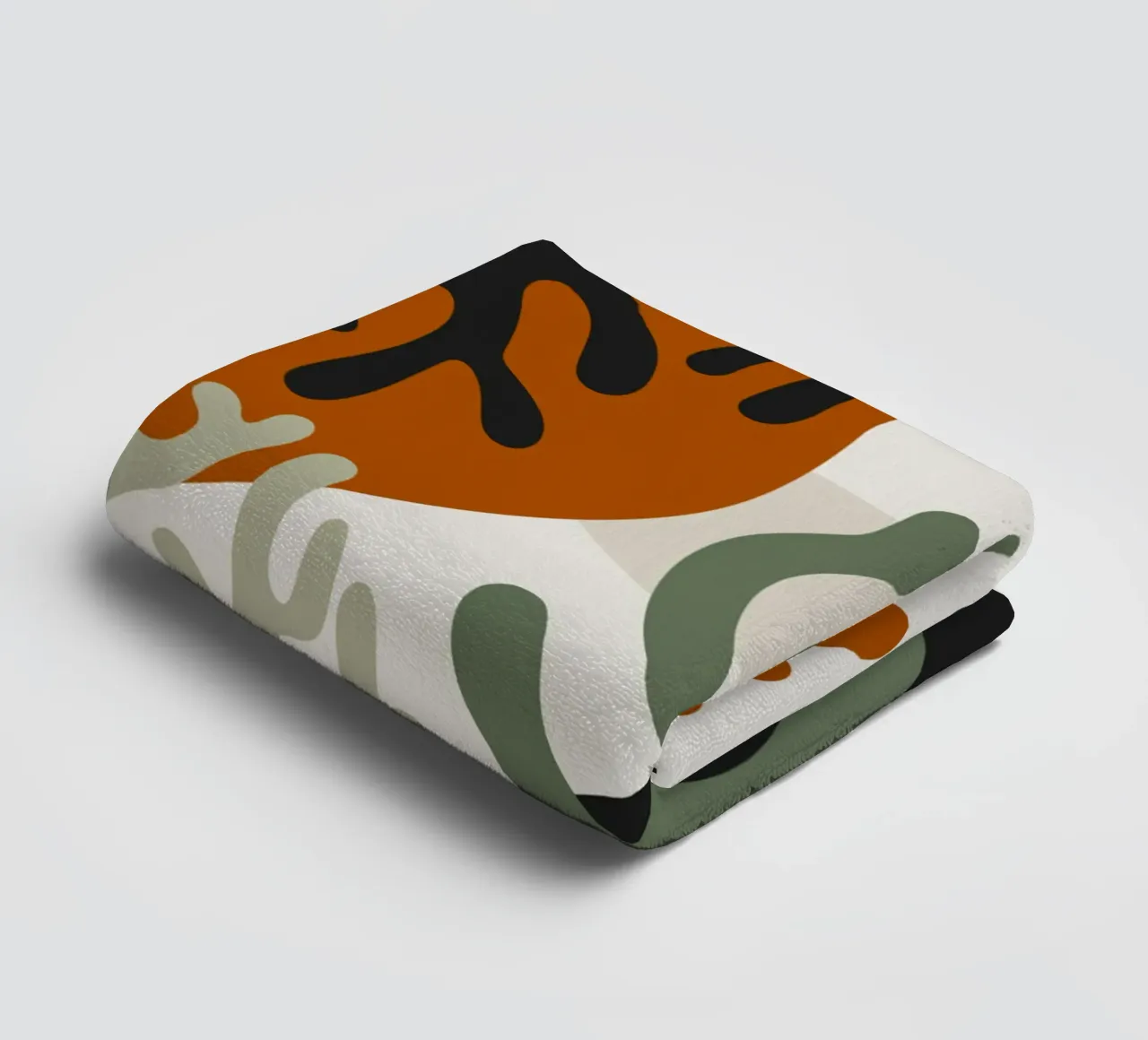 Coral pattern 02 towel by Little Dean
