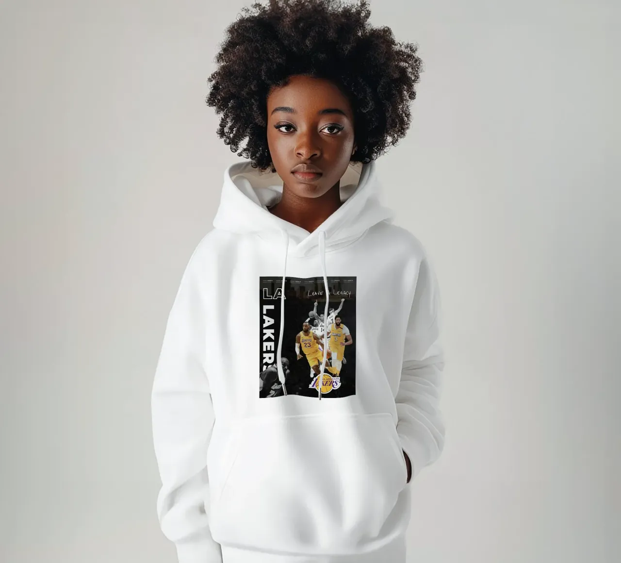 Poster La Lackers felpa con cappuccio da FAKE ARTWORK STORE