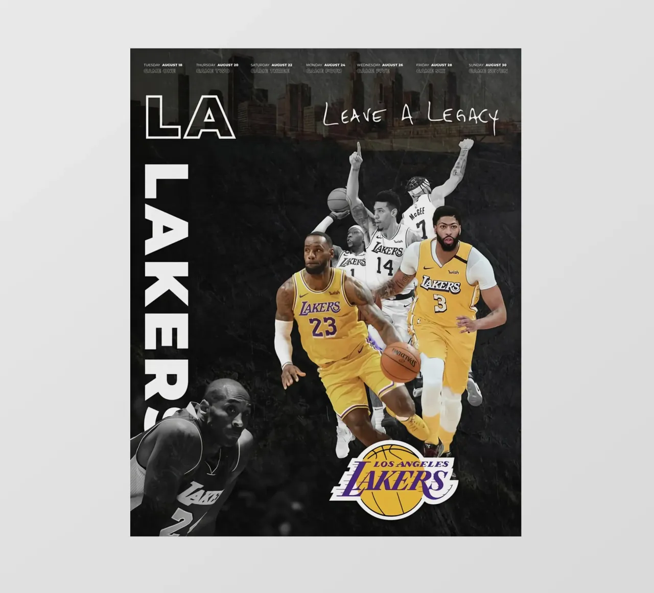 Poster La Lackers pellicola backlit da FAKE ARTWORK STORE