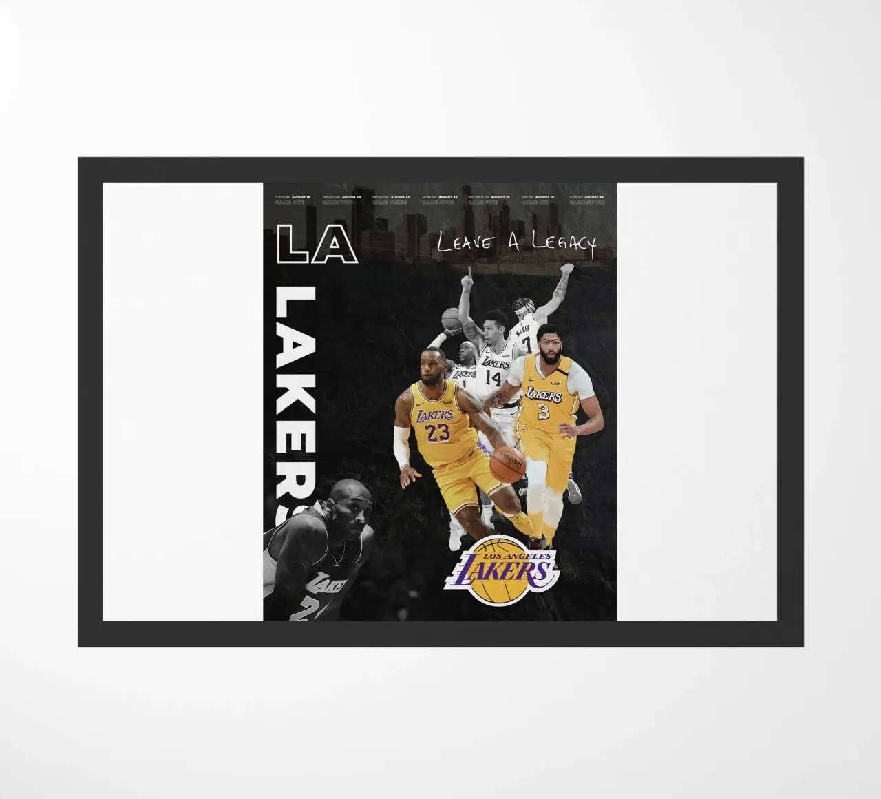 Poster La Lackers zerbino da FAKE ARTWORK STORE