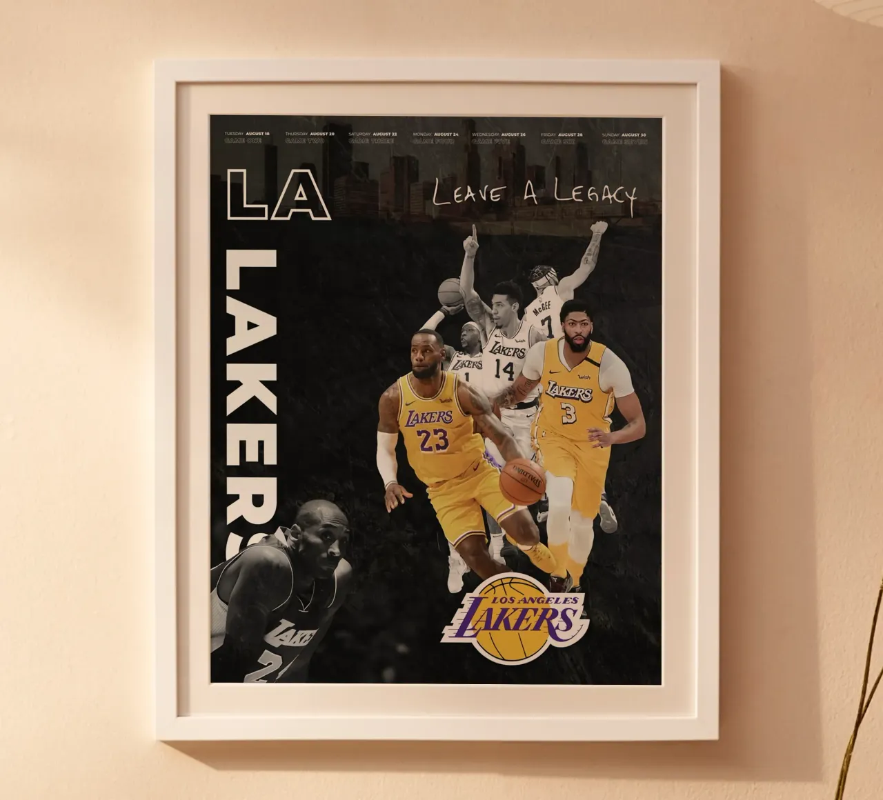 Poster La Lackers poster con telaio in plastica da FAKE ARTWORK STORE