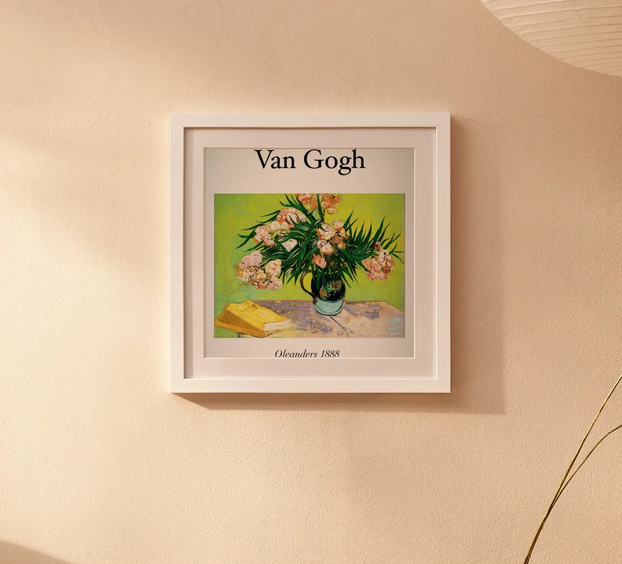 un vaso pieno di vivaci fiori di oleandro poster da Piper Shop Oke