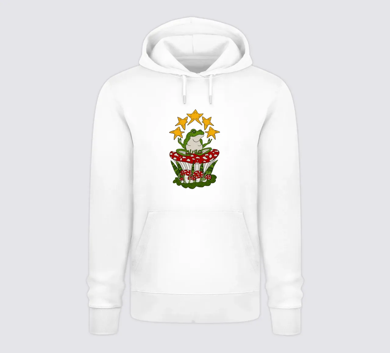 Zen frog felpa con cappuccio da TijanaArtStudio88