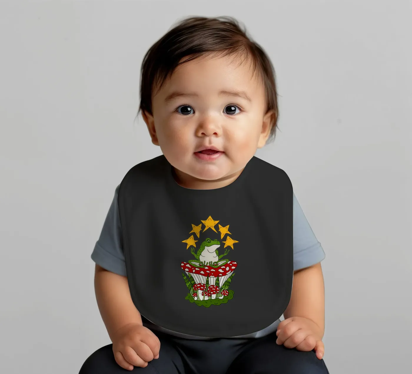 Zen frog bavaglino da TijanaArtStudio88