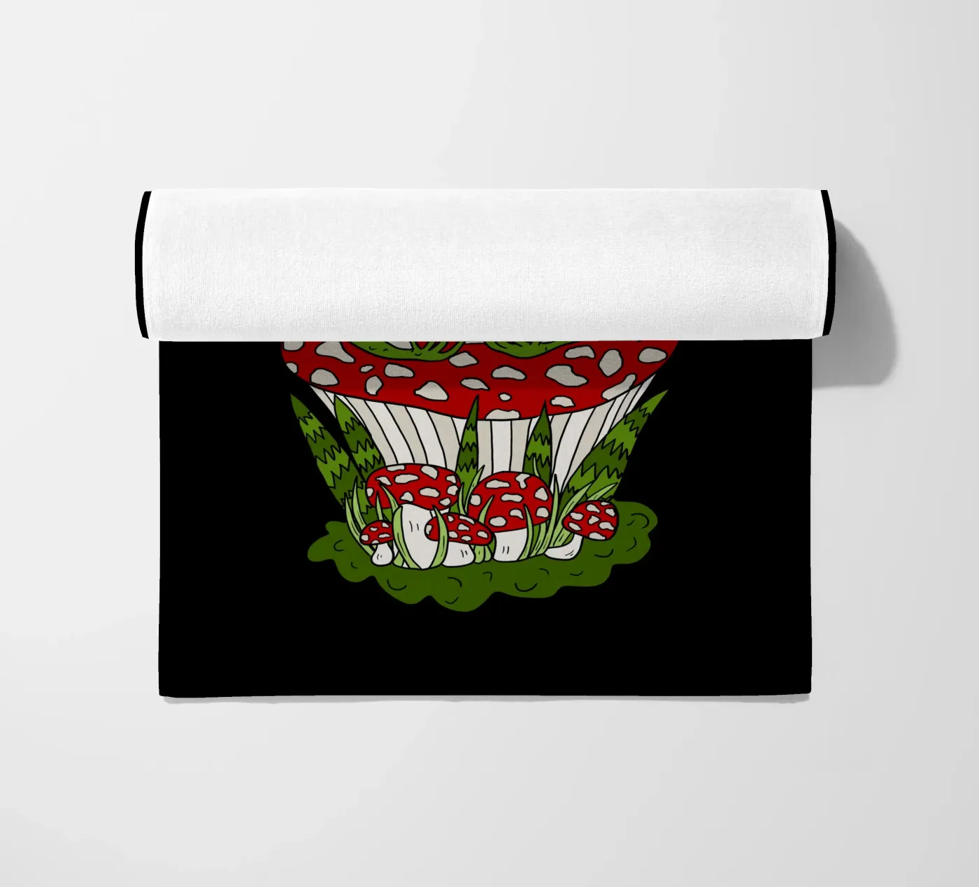 Zen frog strandhanddoek van TijanaArtStudio88