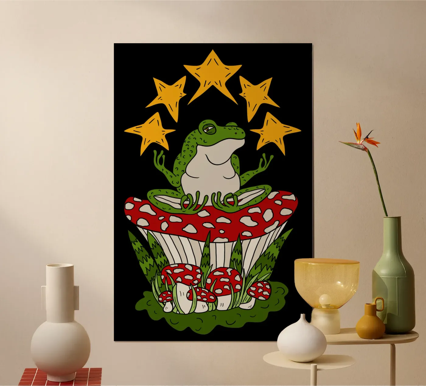 Zen frog poster da TijanaArtStudio88