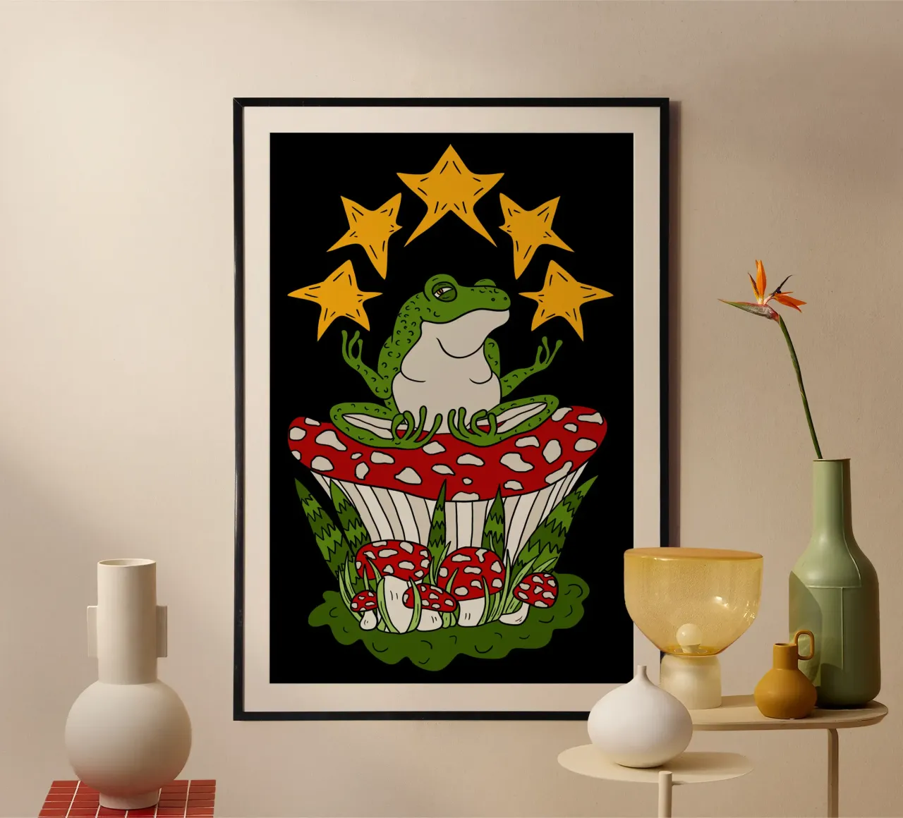 Zen frog poster da TijanaArtStudio88