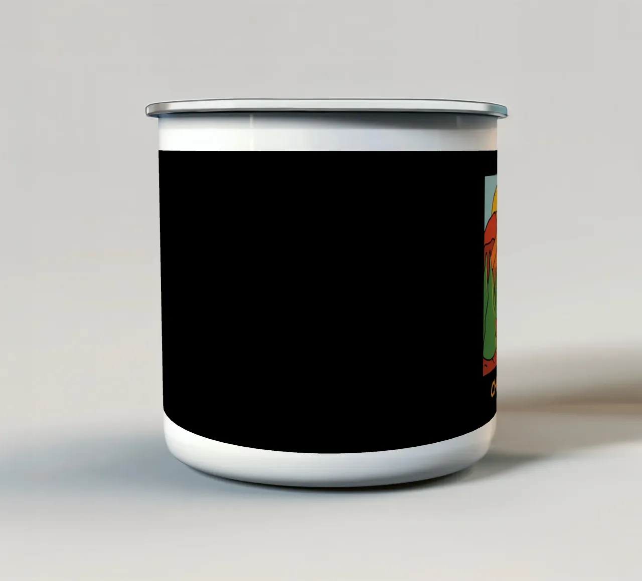 Chilling time tazza in smalto da TijanaArtStudio88
