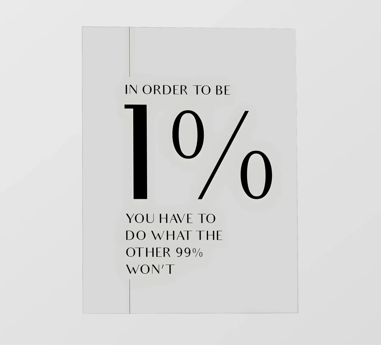 to be 1% telo in pvc da Type & Tape