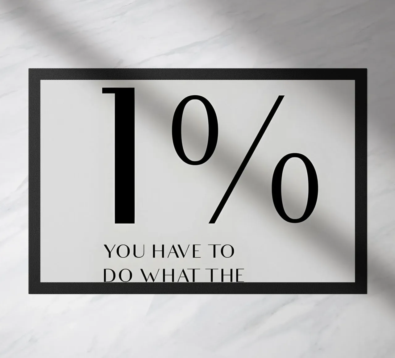 to be 1% zerbino da Type & Tape