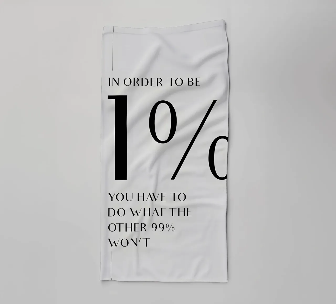 to be 1% asciugamano da bagno da Type & Tape