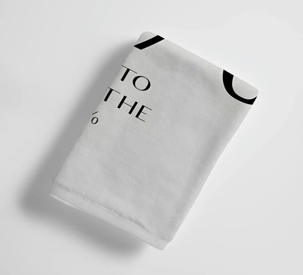 to be 1% asciugamano da bagno da Type & Tape