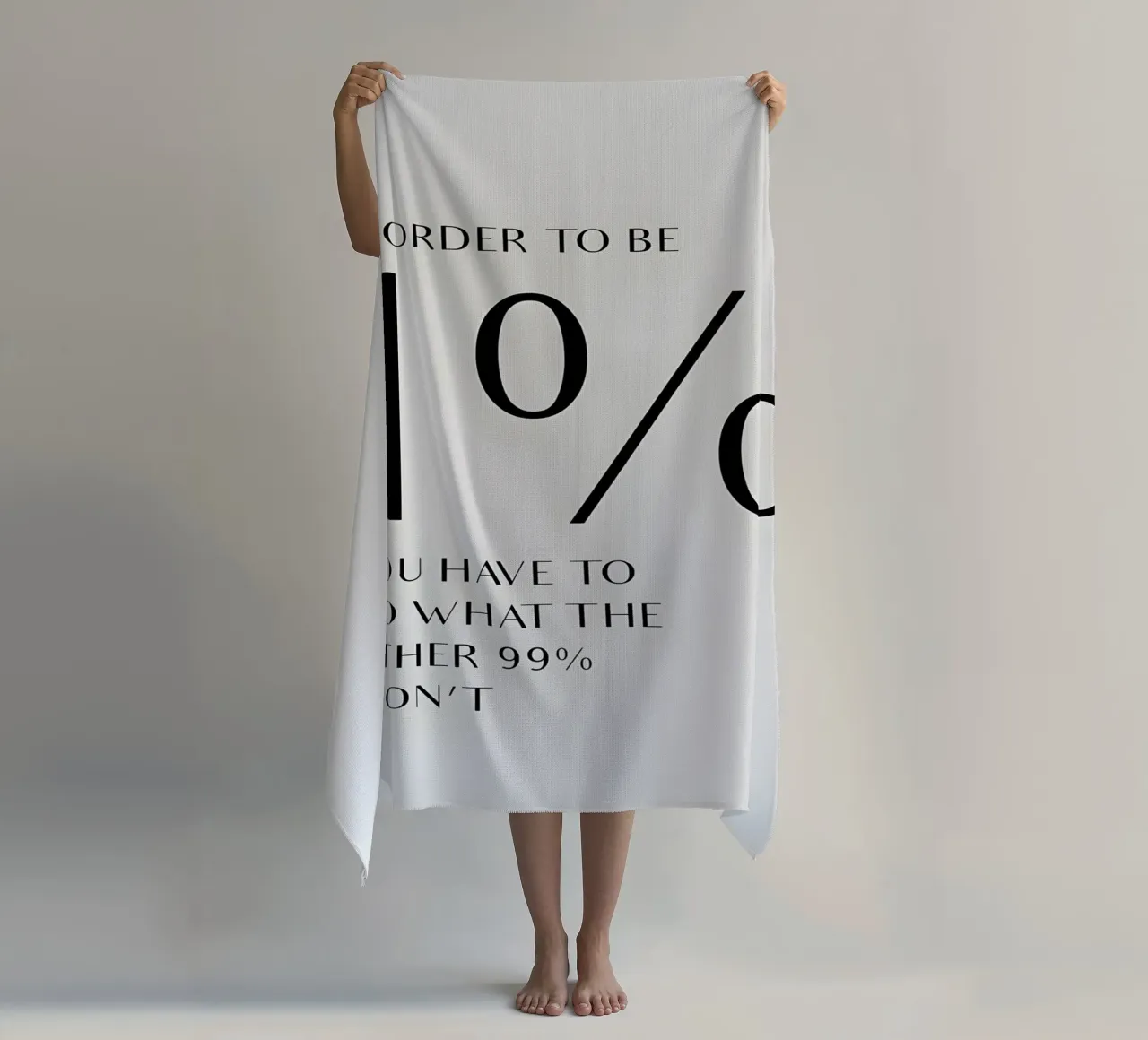 to be 1% telo mare da Type & Tape