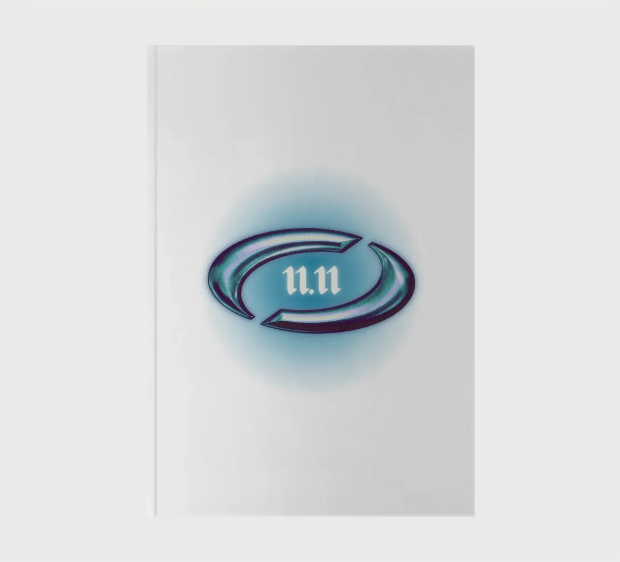 11.11 mirror hour universe logo metallic version notebook by morphinaeblue