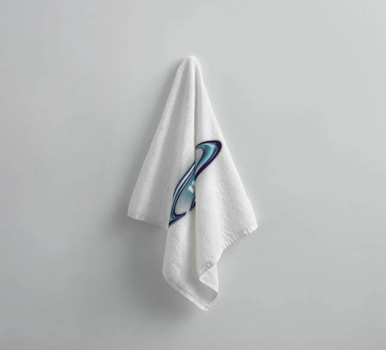 11.11 mirror hour universe logo metallic version towel by morphinaeblue