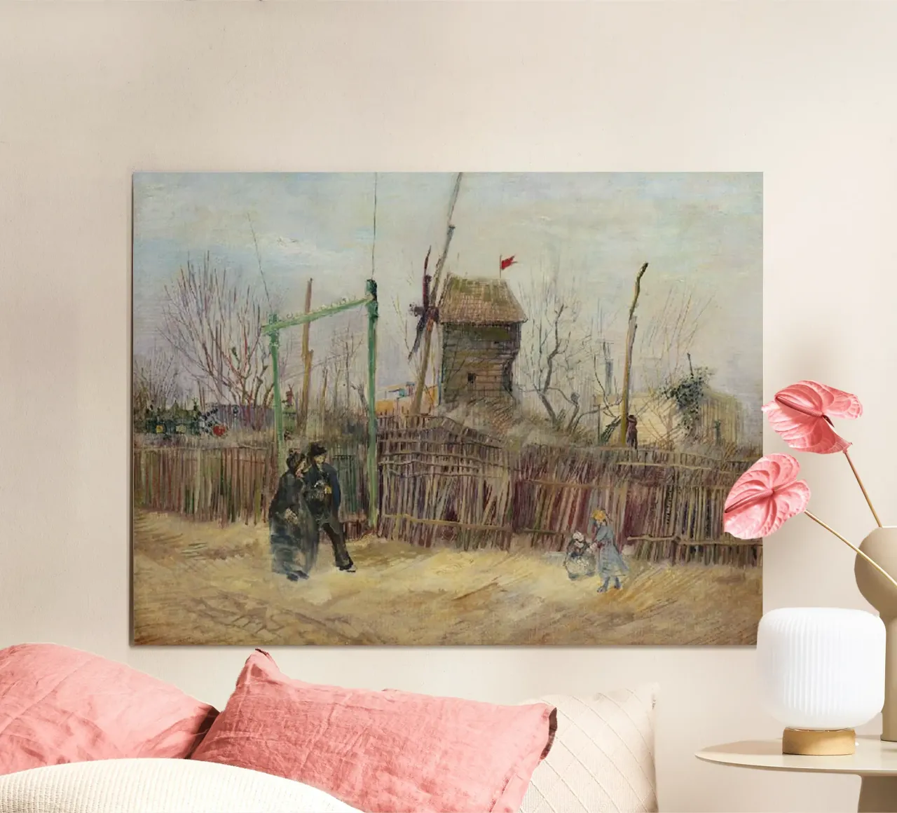 un mulino a vento chiamato macina pepe poster da Piper Shop Oke
