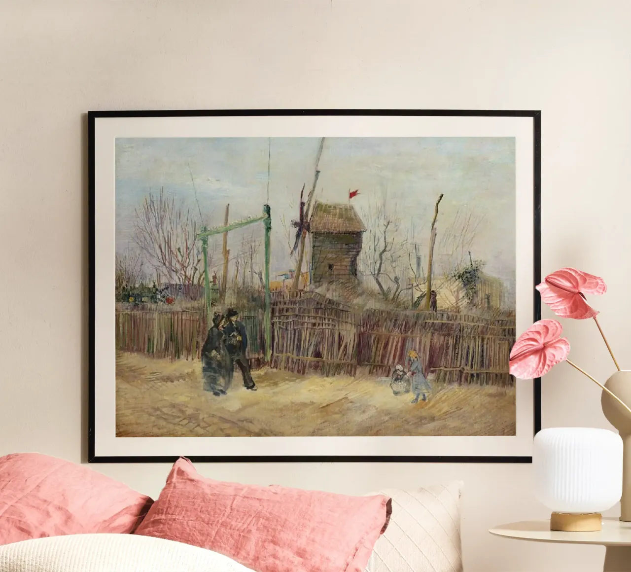 un mulino a vento chiamato macina pepe poster da Piper Shop Oke