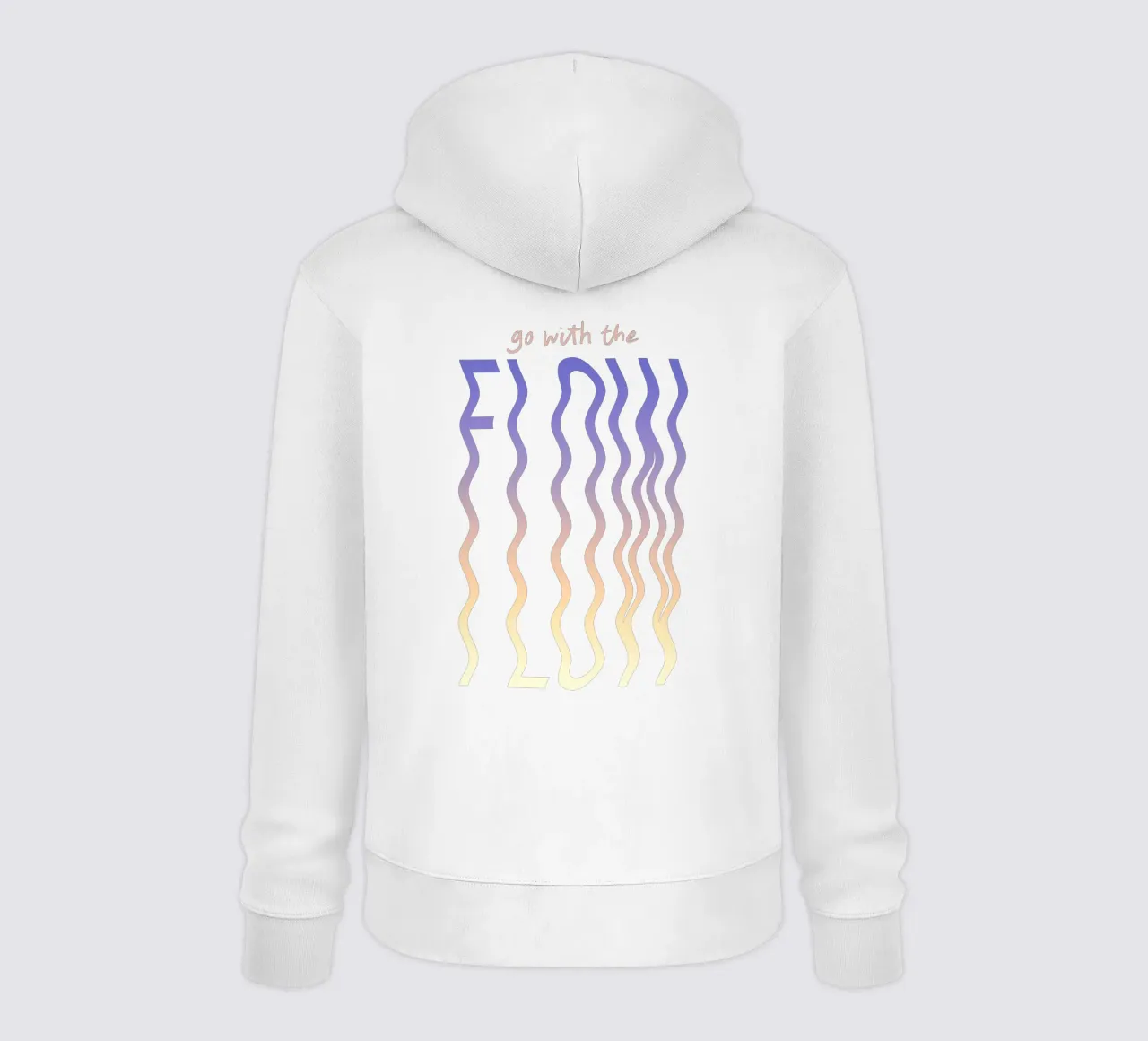 Go with the flow felpa con cappuccio da Le club Club