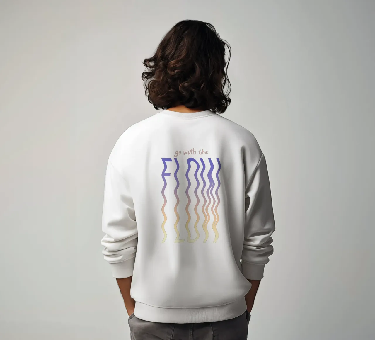 Go with the flow Sweatshirt von Le club Club