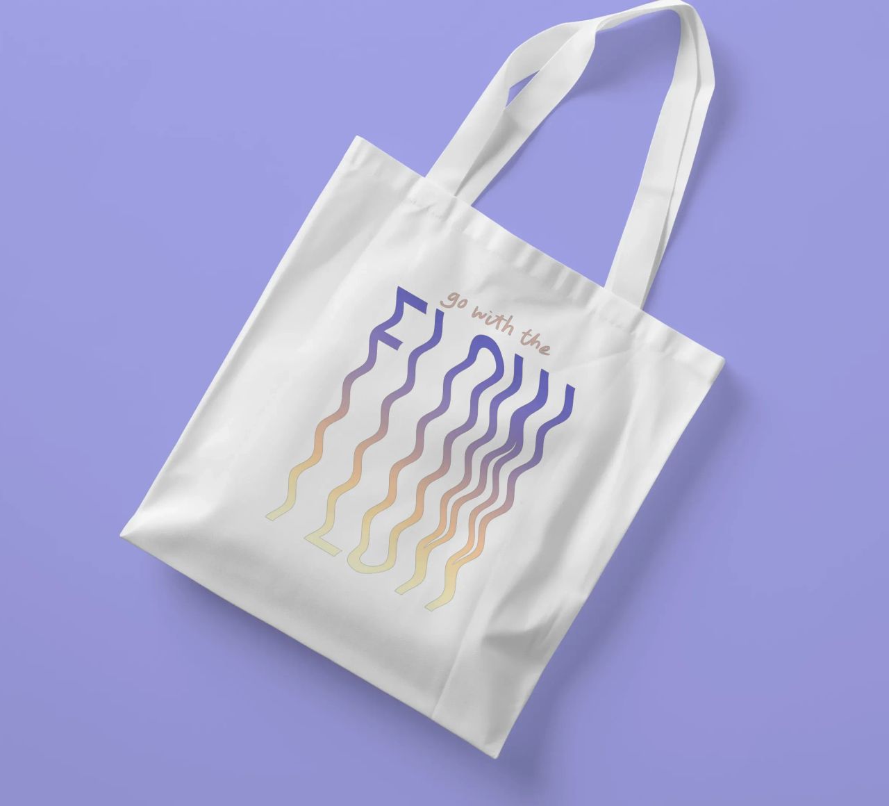 Go with the flow borsa in juta da Le club Club