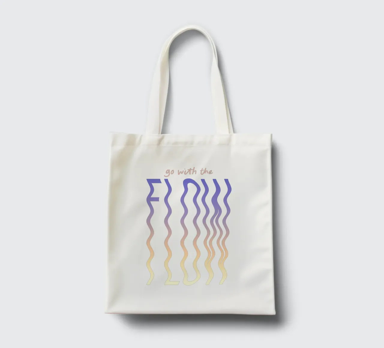 Go with the flow borsa in juta da Le club Club