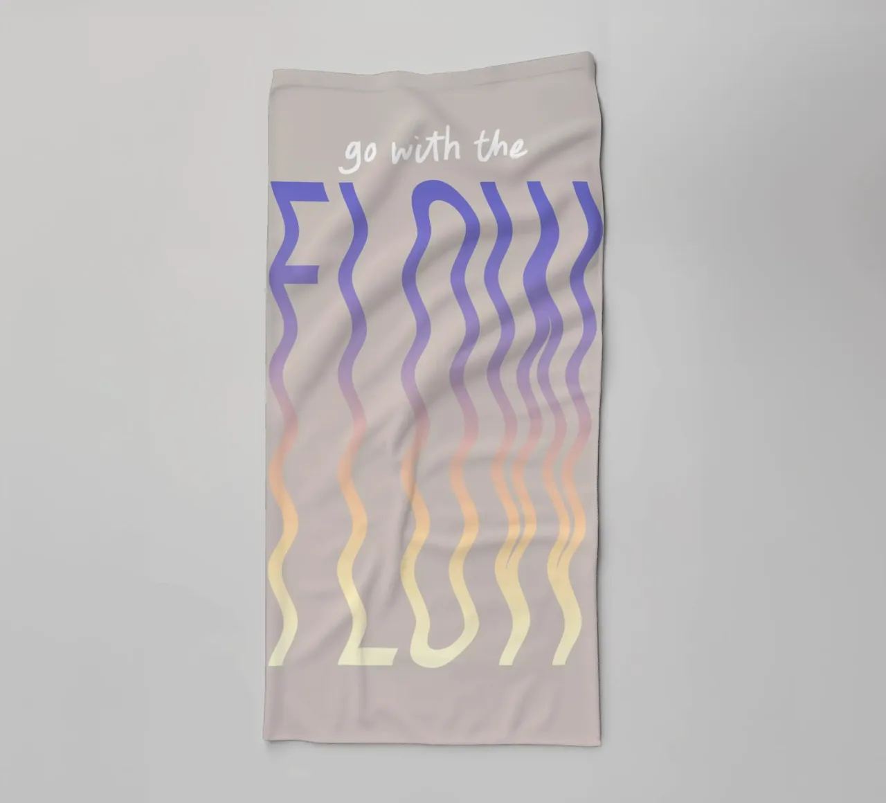 Go with the flow towel by Le club Club