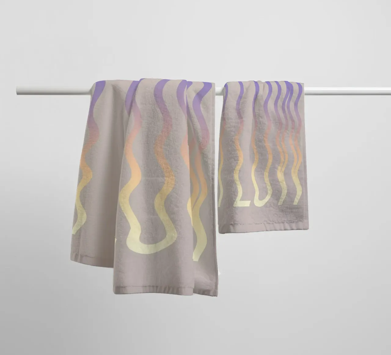 Go with the flow towel by Le club Club