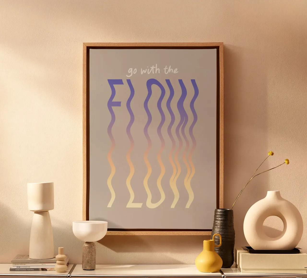 Go with the flow canvas van Le club Club
