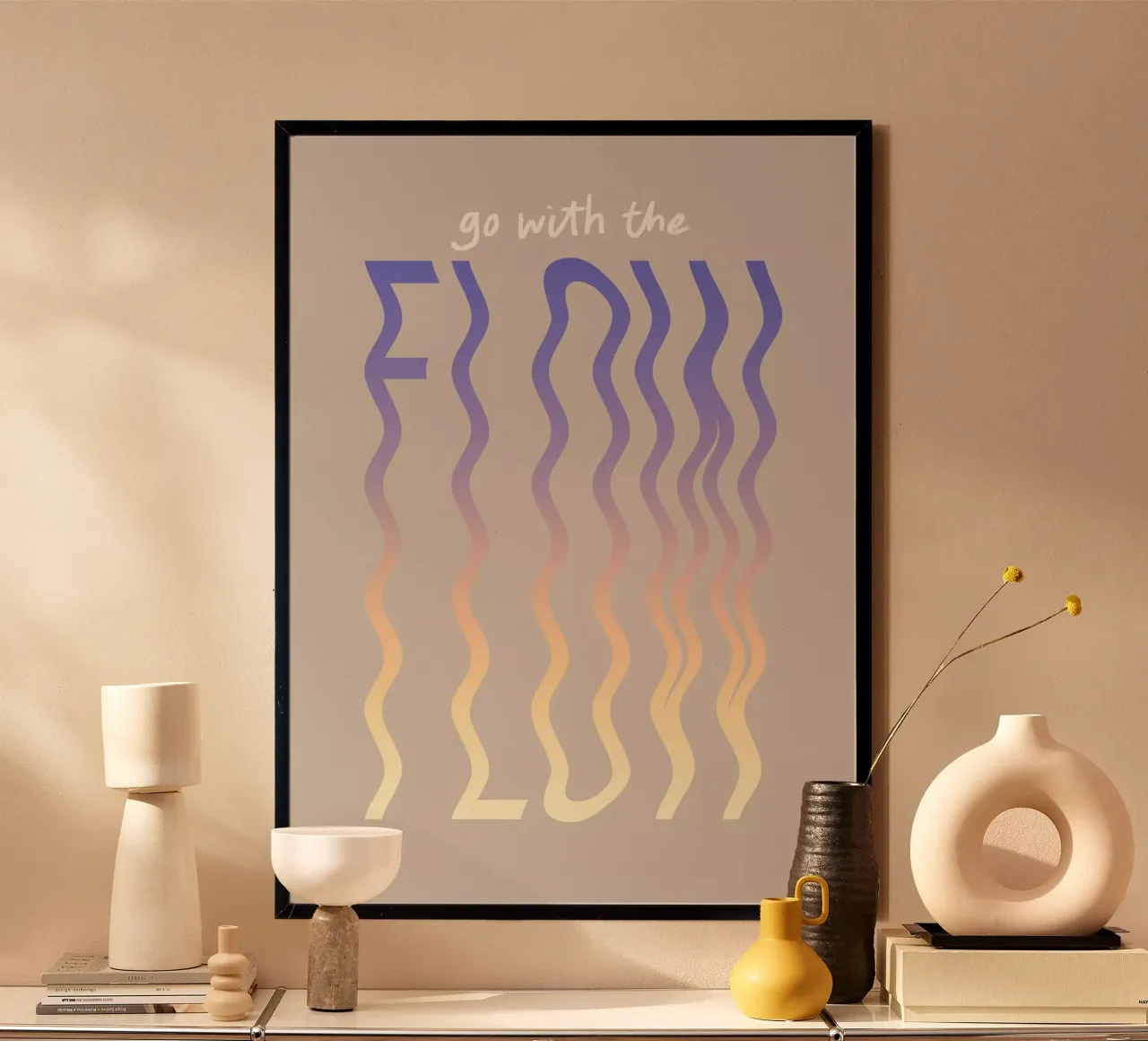 Go with the flow poster van Le club Club