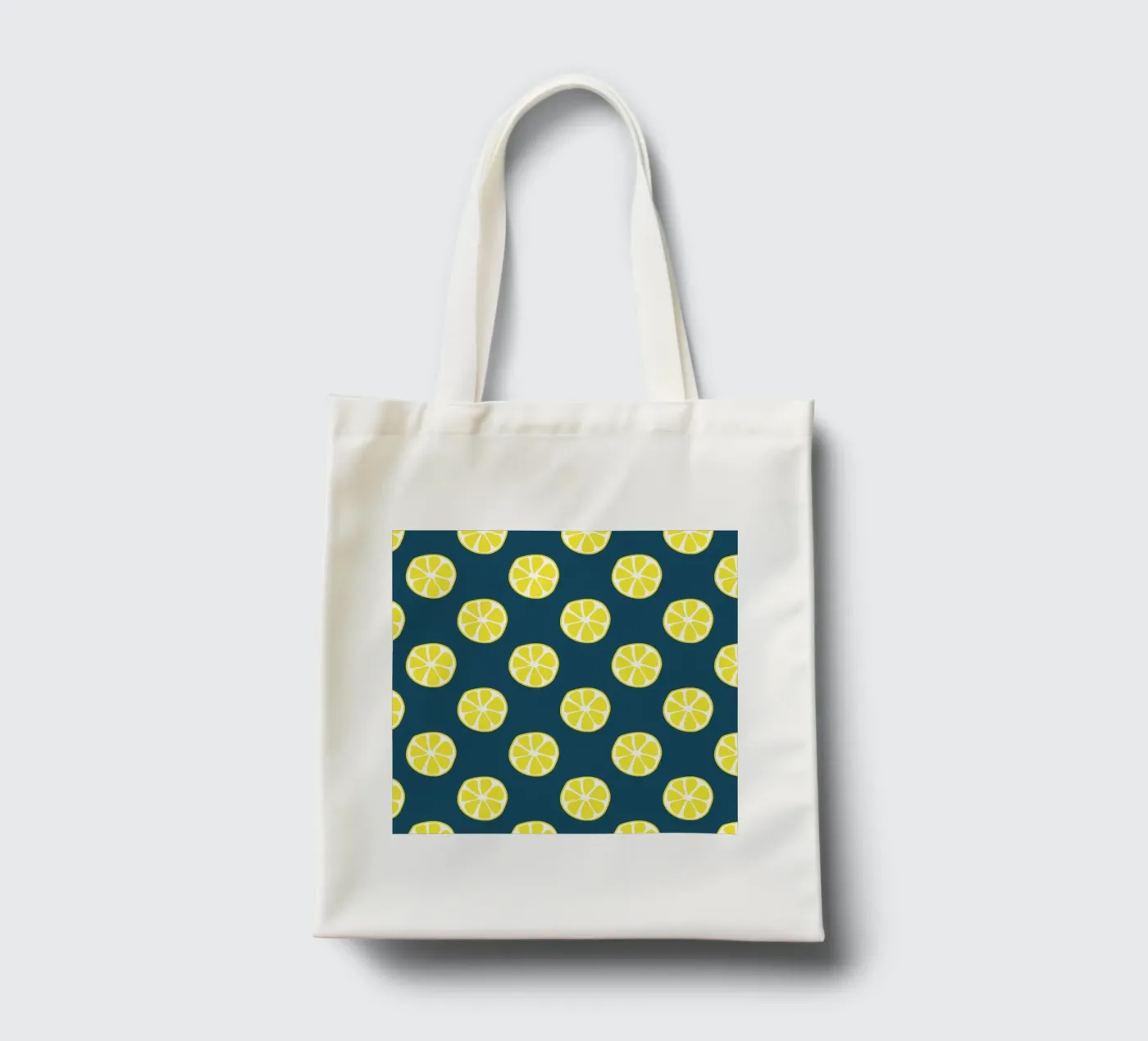 Lemon pattern tote bag by Little Dean
