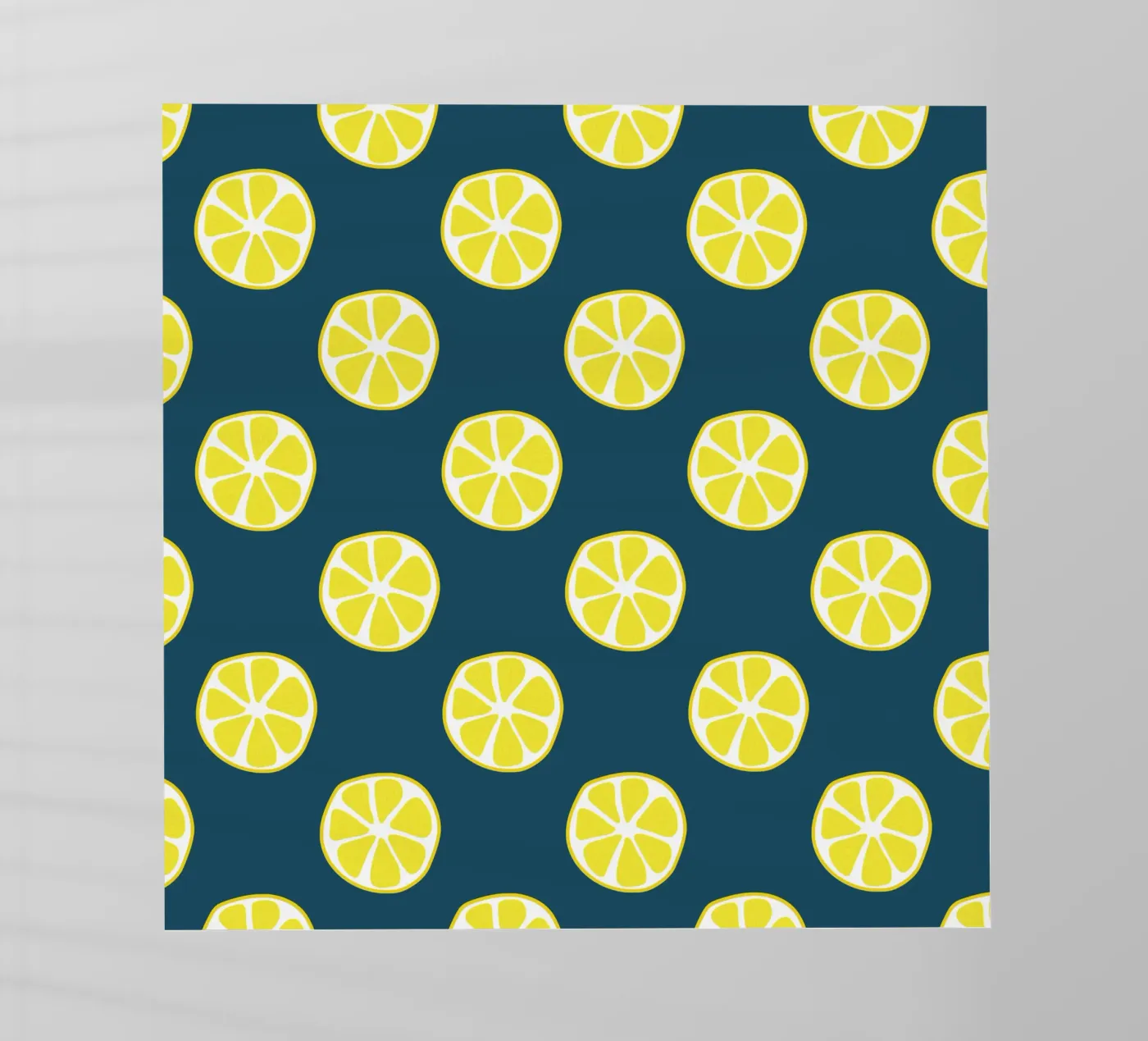 Lemon pattern Backlit Folie von Little Dean